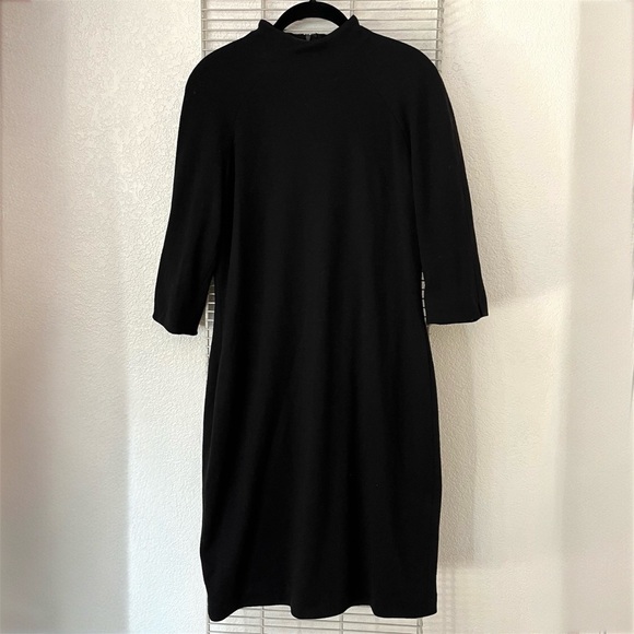 Vintage Talbots Wool 3/4 Sleeve Dress - Picture 1 of 9